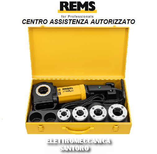 FILIERA ELETTRICA AMIGO REMS SET ½" - ¾" - 1" - 1¼" IN VALIGIA