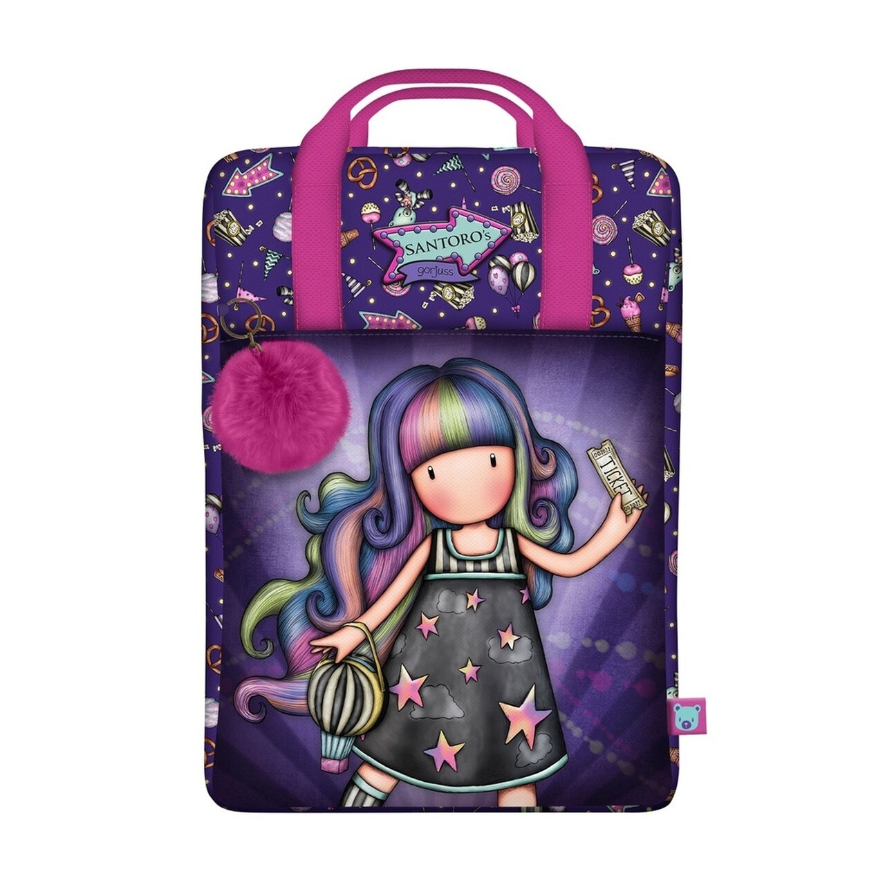 ZAINETTO CON MANICI rucksack UP AND AWAY tracolla GORJUSS santoro 1131GJ02