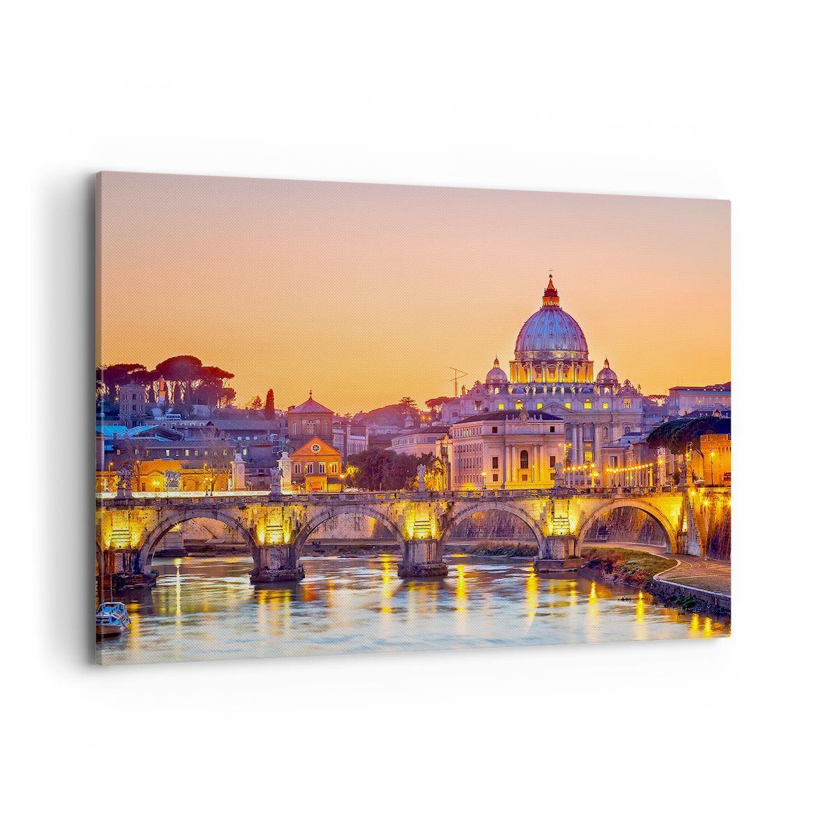 Quadro su Tela 100x70cm Roma italia basilica storia Stampe Immagini Murale