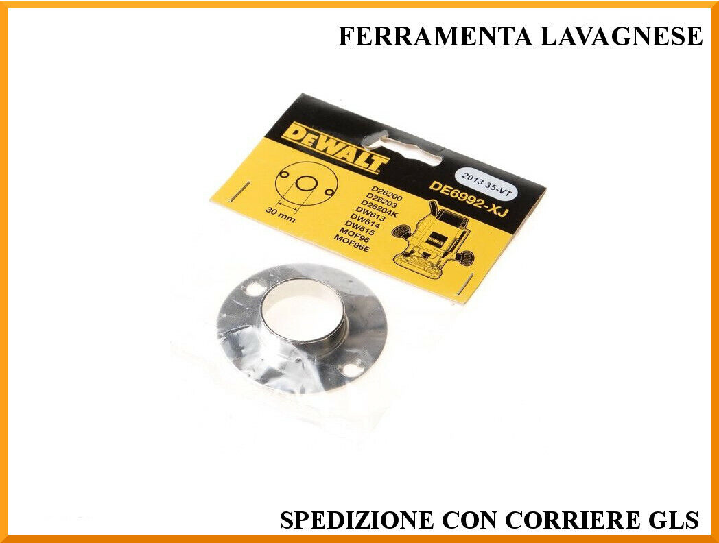 Canotto guida per fresatrici serie D DW e MOF Ø 30 mm DE6992-XJ