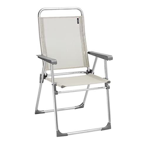 Lafuma Mobilier Alu Victoria Sedia Pieghevole, Batyline, Beige, 62x57x100 (V9Z)