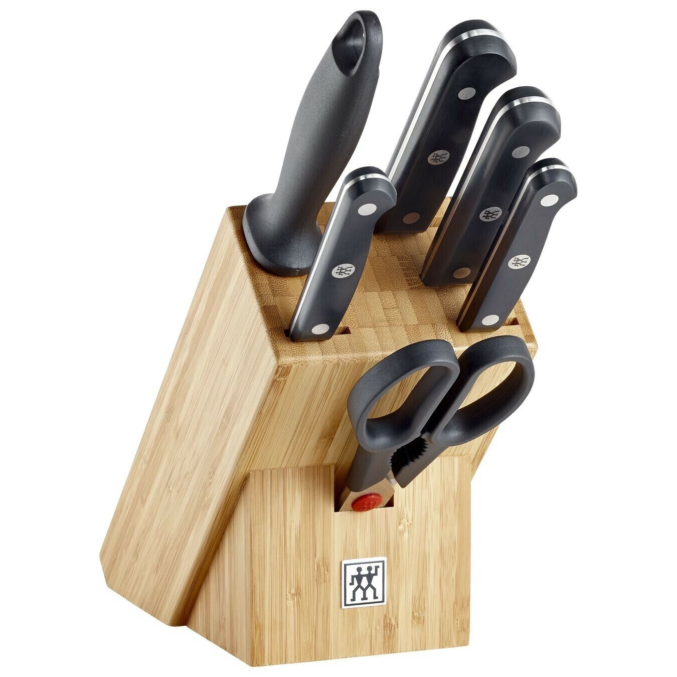 ZWILLING GOURMETSET DI COLTELLI CON CEPPO - 7-PZ.     ** Spedizione immediata**