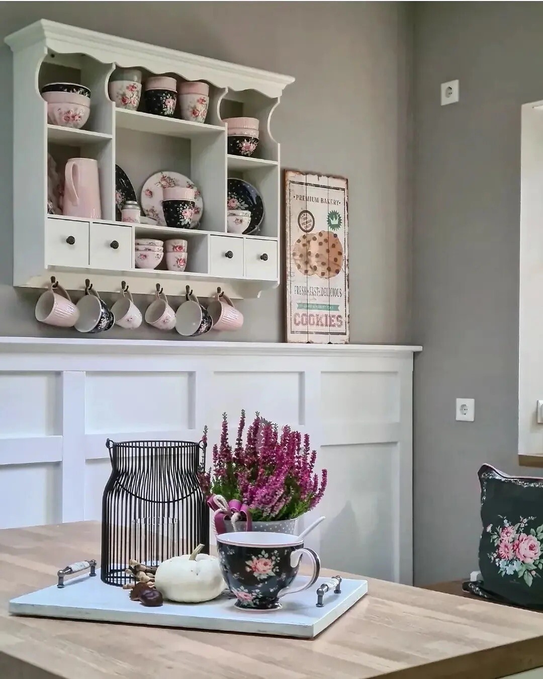 Vidaxl Pensile da Cucina in Legno Bianco