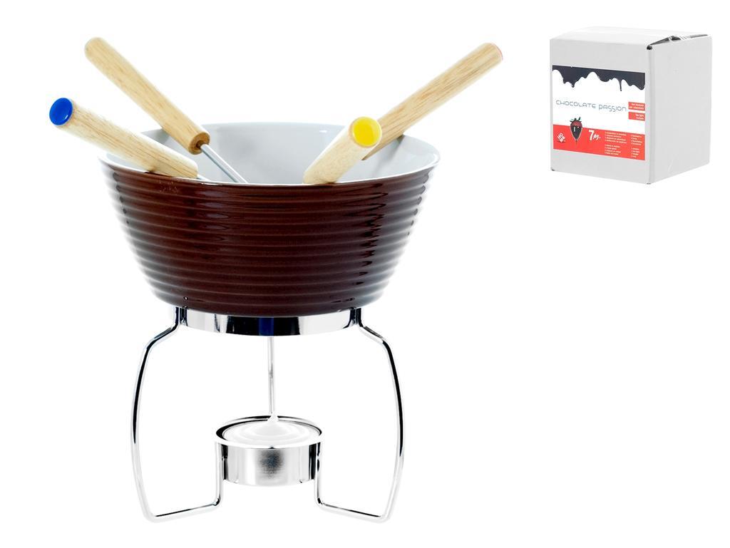 Servizio Chocolate Passion 7 Pezzi Con Candela