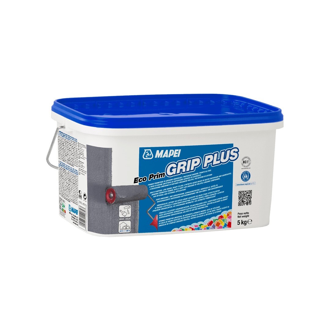 ECO PRIM GRIP PLUS MAPEI 5 KG PRIMER AGGRAPPANTE PER INTONACI NON ASSORBENTI