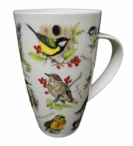 Dunoon Birdlife Tazza Henley Motivi Uccelli (V2v)