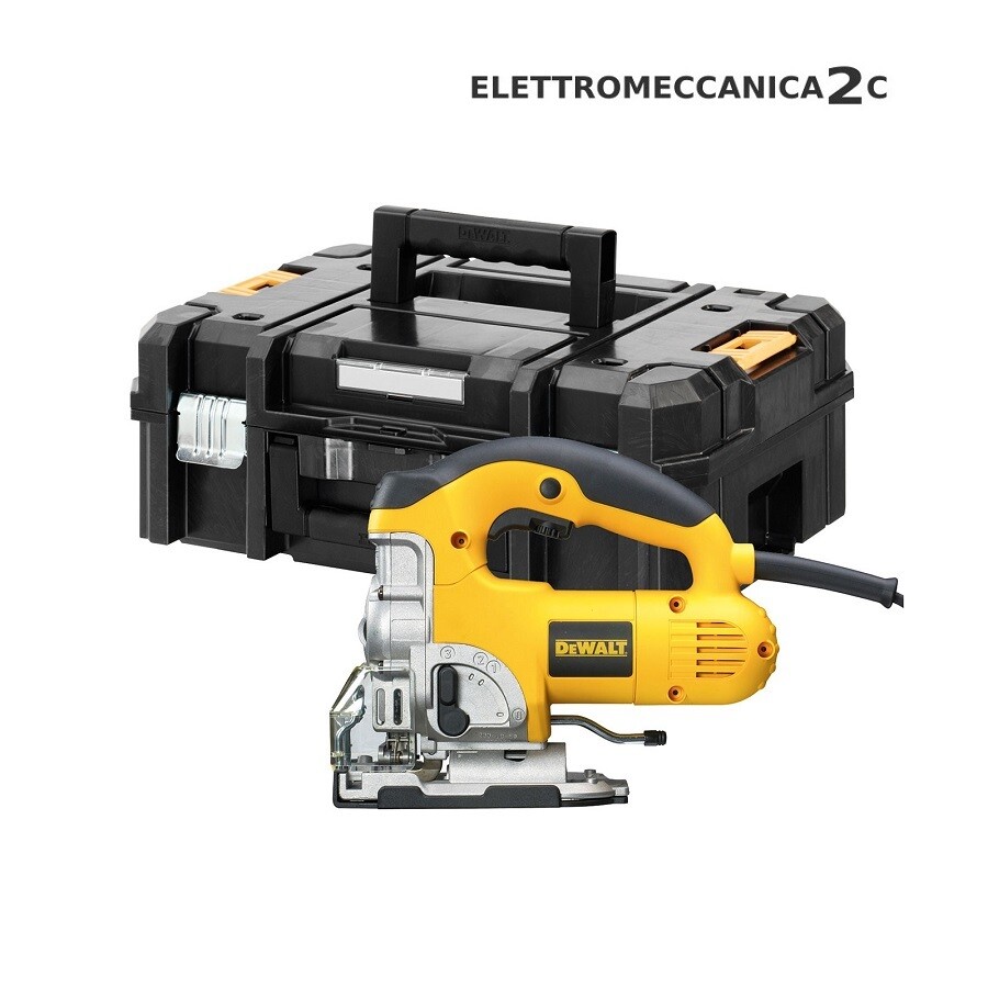 DEWALT DW331KT-QS seghetto alternativo 701w max135mm movimento pendolare vali...