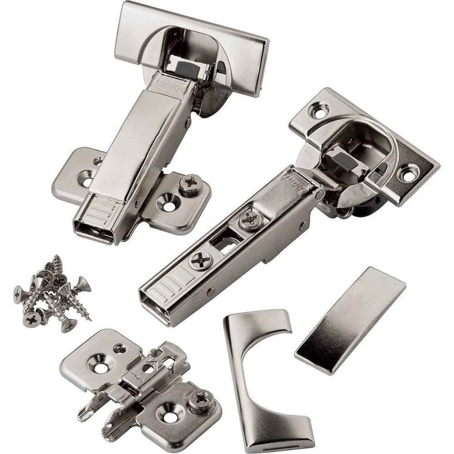 Blum 71B3550 Cerniera Soft-Close e Piastra 173H7100 e Coperchi x 8...