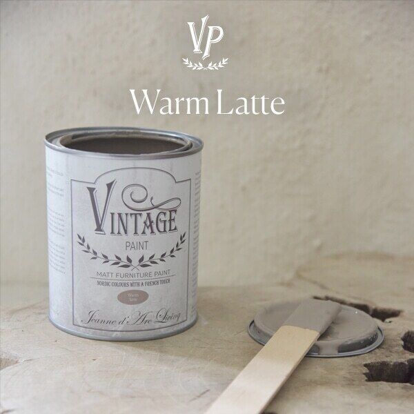 CHALK PAINT 700ML WARM LATTE EFFETTO SHABBY - VINTAGE PAINT