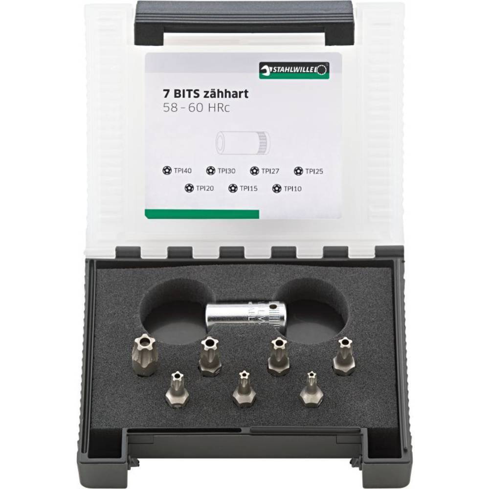 Stahlwille 1204/8N 5 STERN BITS-SET 96081113 Kit inserti