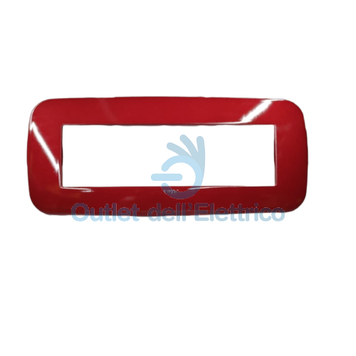 VIMAR PLACCA ROUND 7M ROSSO 19687.85