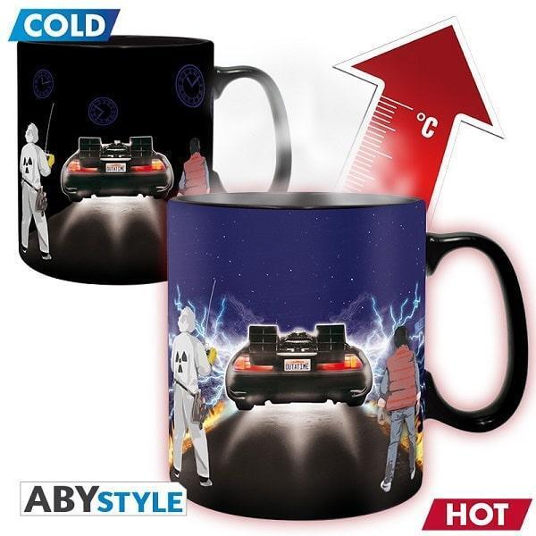 RITORNO AL FUTURO - TIME MACHINE Tazza Magica Cambia Immagine Ceramica 460 ml Ab