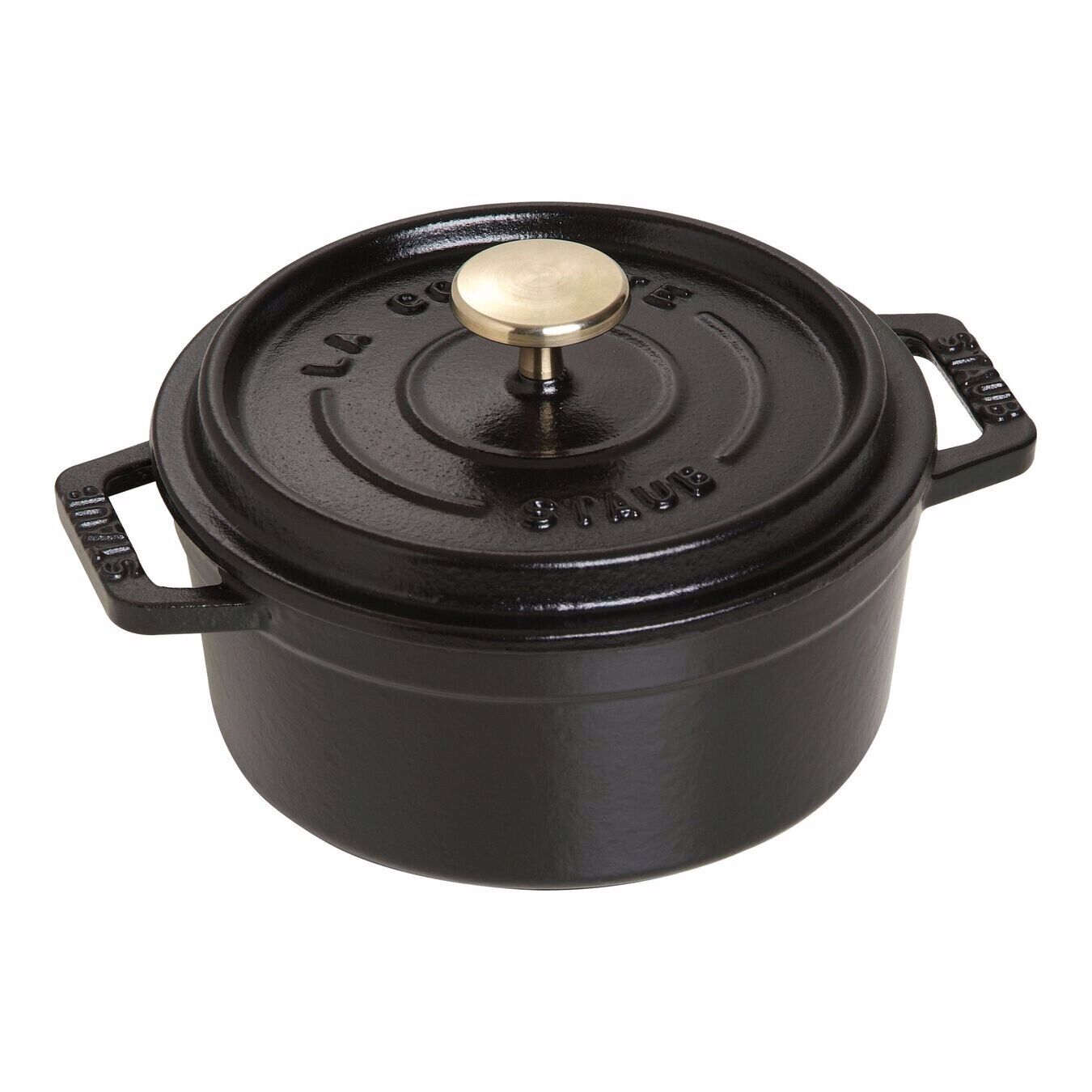 Staub - Cocotte Rotonda 12cm Nera Staub - La Cocotte Ghisa 12cm Staub - Cocotte