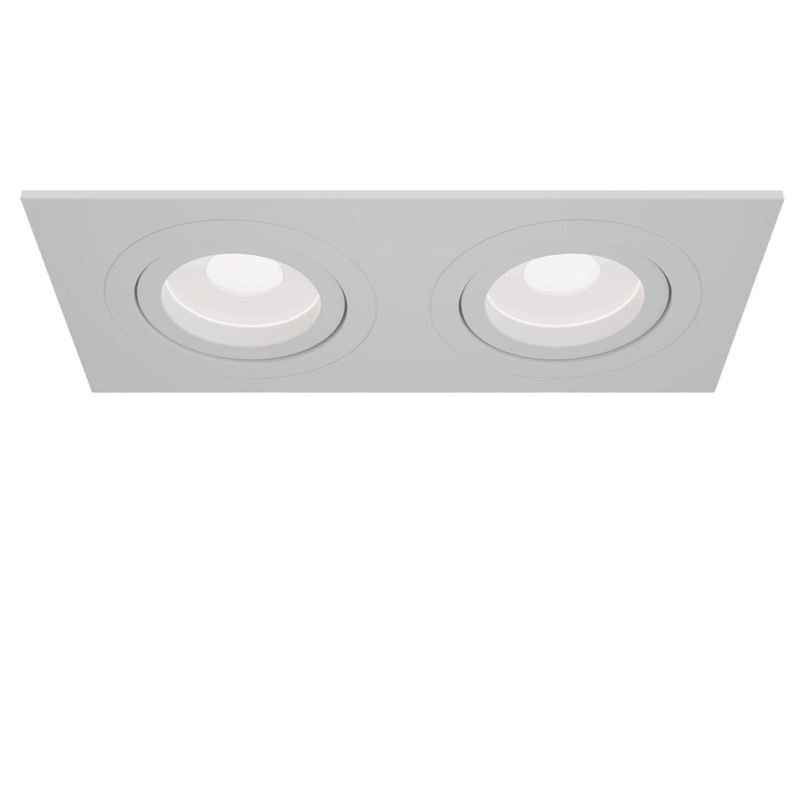 Maytoni Faretti da incasso con 2 lampade orientabili e struttura in metallo vern