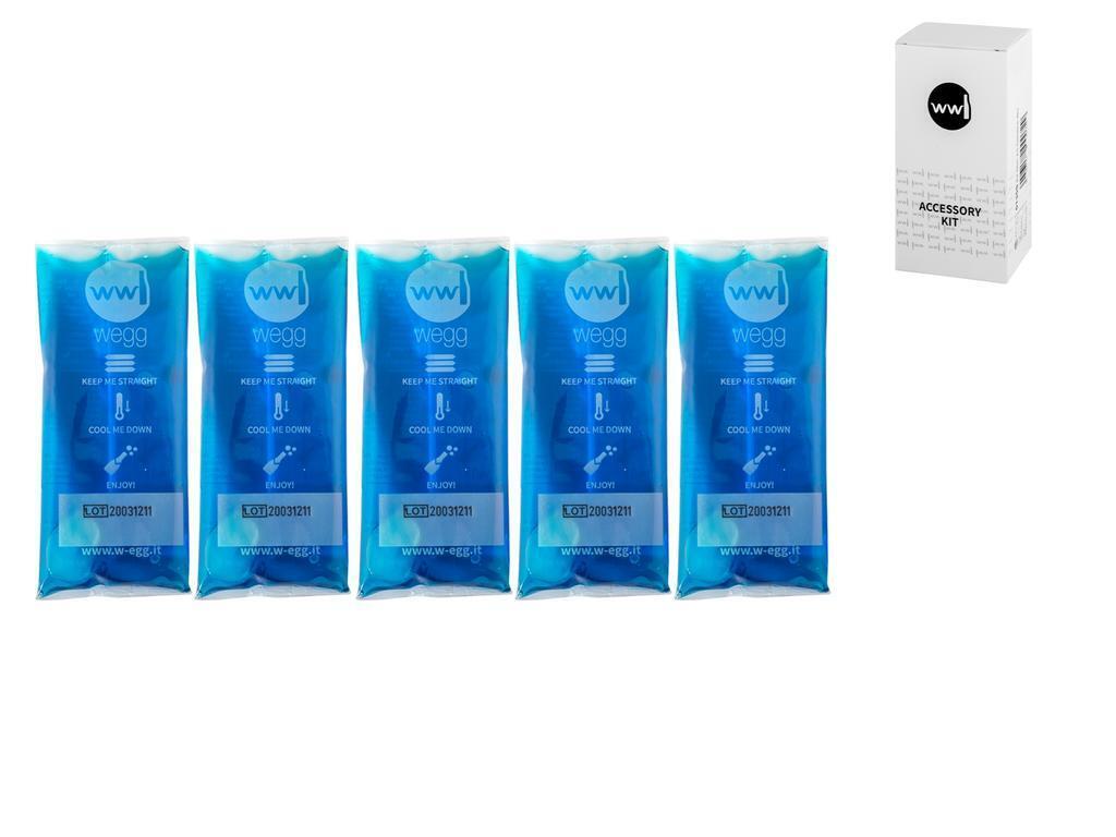 5 Gelatine Con Gel Refrigerante Per Rinfrescatore