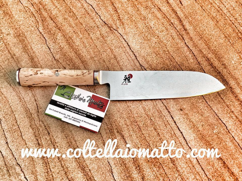 Coltello Miyabi 5000 MCD - santoku cm 18 -  coltello  da chef