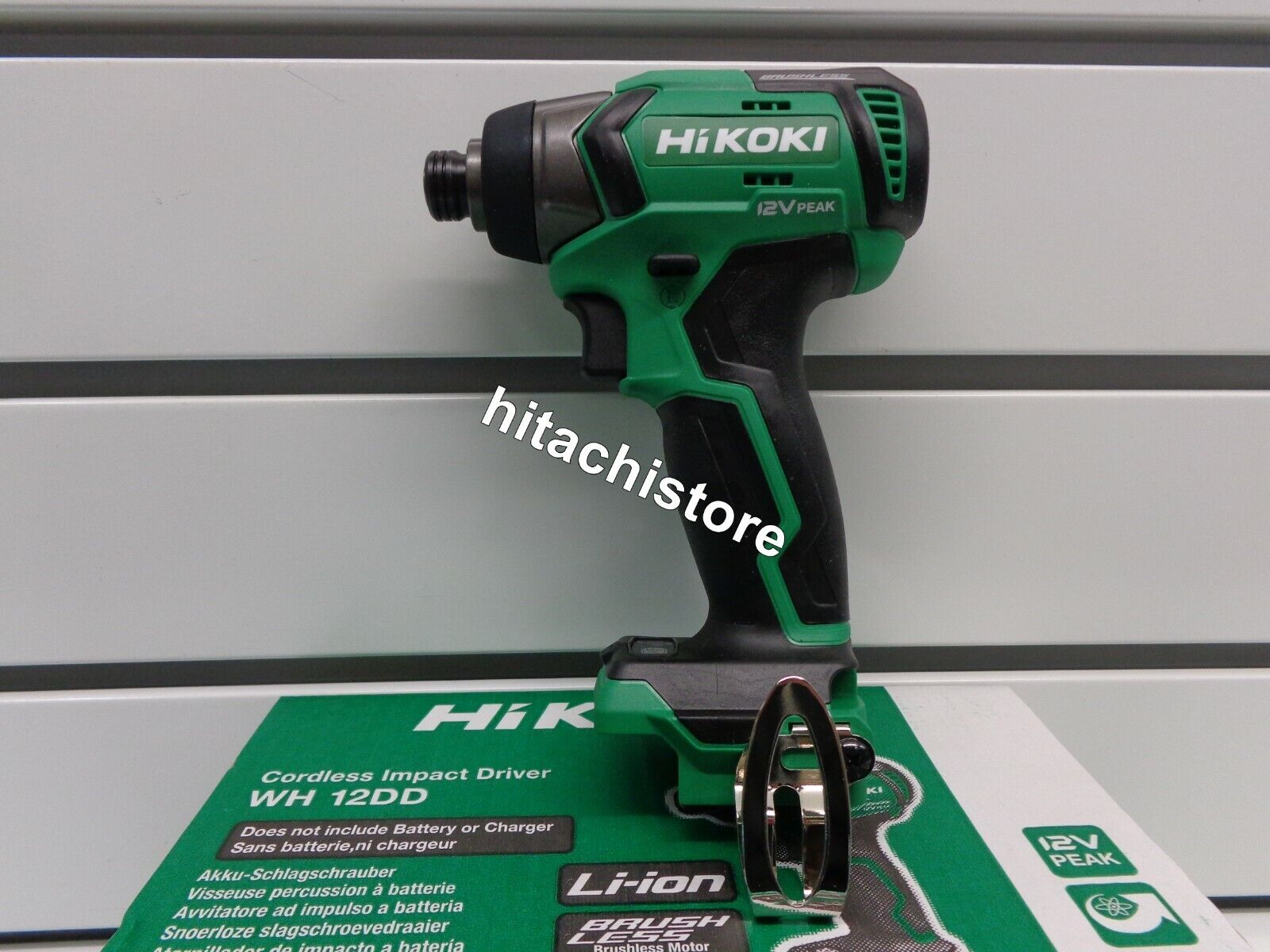 AVVITATORE AD IMPULSI WH12DD BASE HIKOKI SOLO CORPO MACCHINA 1/4"ESAG. RAPIDO