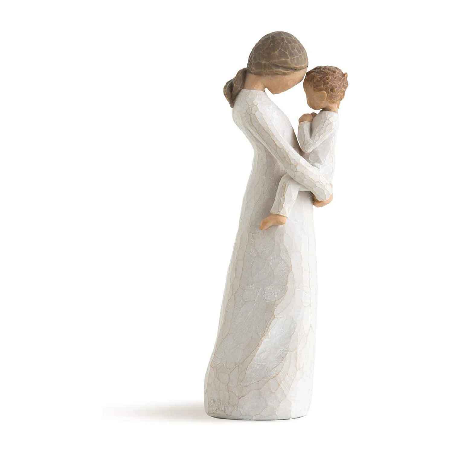 WILLOW TREE Figura Statuina Tenerezza Bianco H21cm Resina