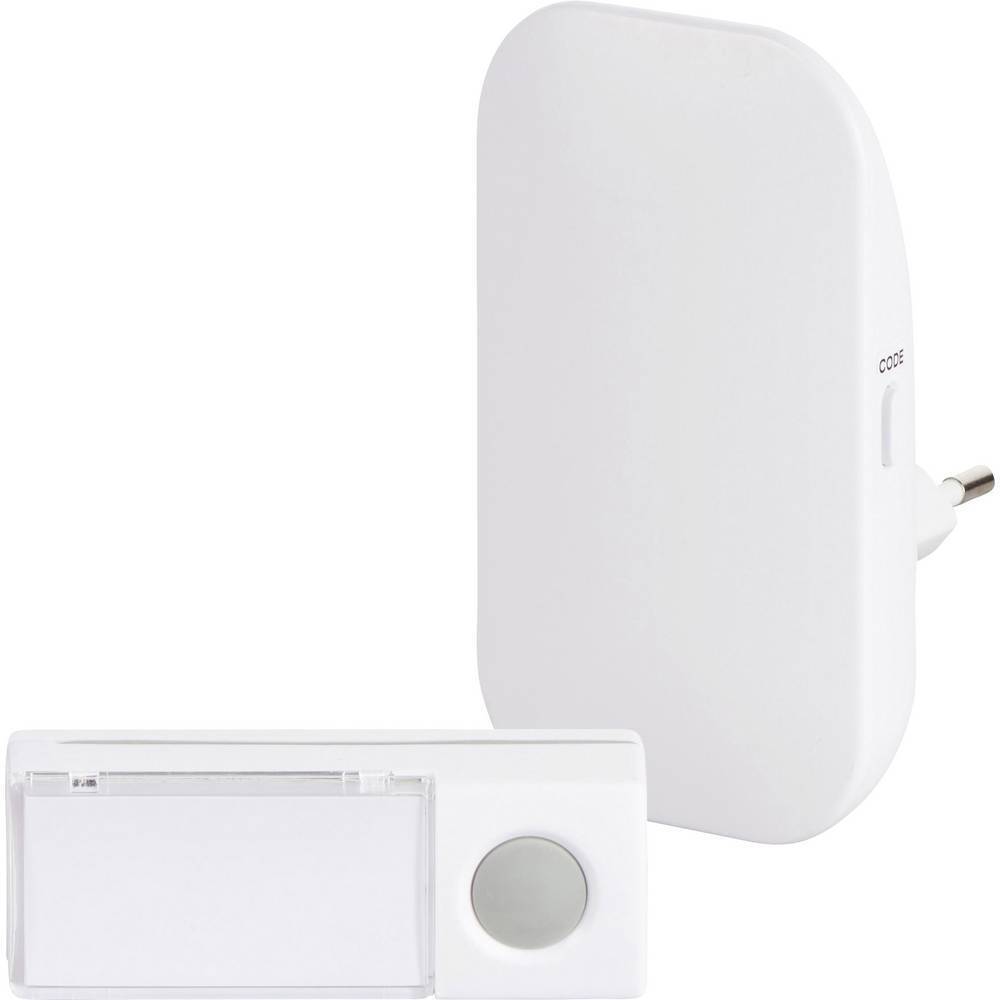 Suoneria senza fili Kit completo con targhetta Heidemann 70807 HX Brilliant 230