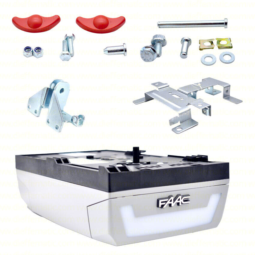 ATTUATORE 24V A TRAINO D1000 PER PORTE SEZIONALI CONDOMINIALE FAAC 110601