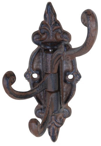 Esschert Design Girevole Hook Parete Brown Antique 14,2 X 5,7 X 9,3 Cm (F5Z)