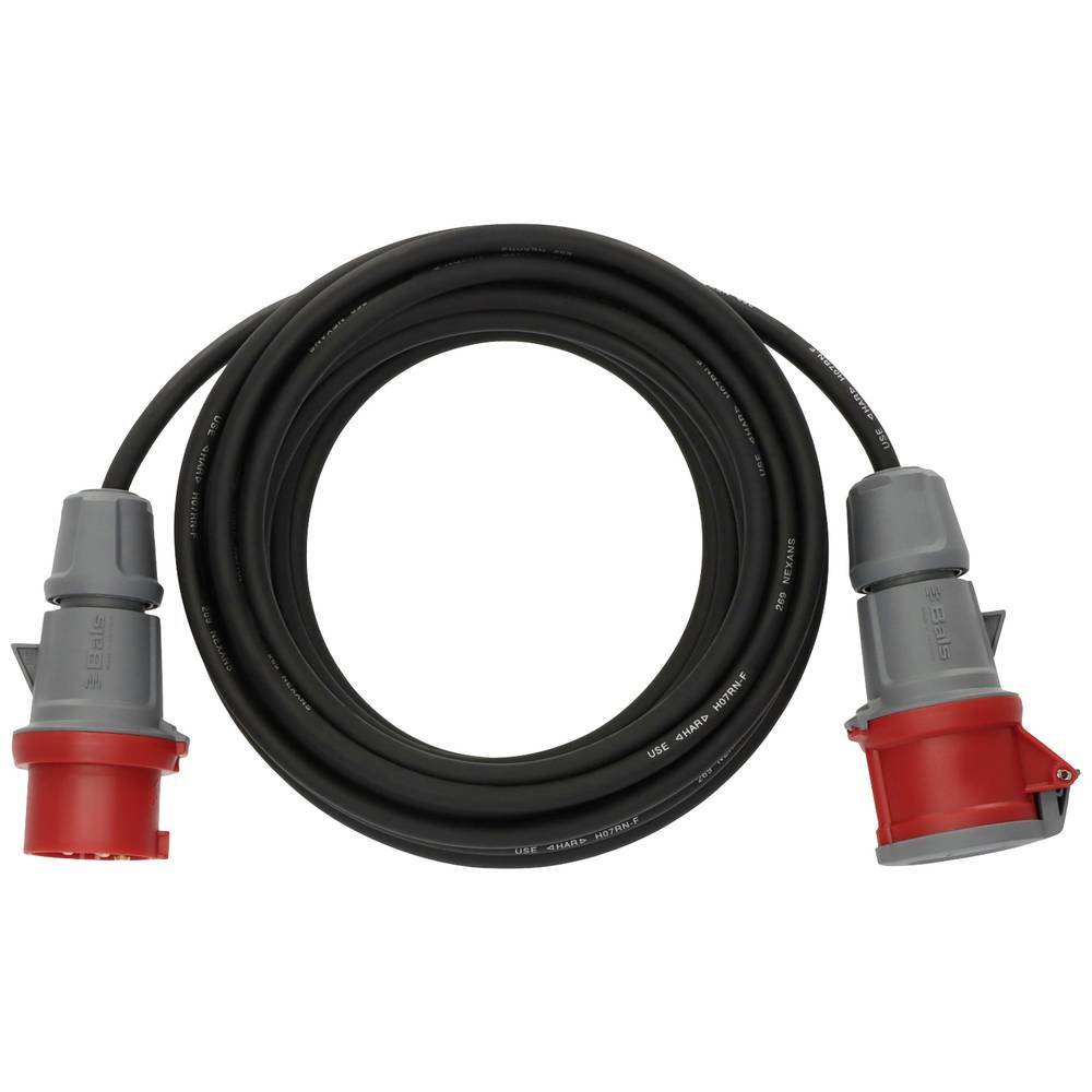 Brennenstuhl 1167710 Alimentazione Prolunga 16 A Nero 10.00 m H07RN-F 5G 1,5
