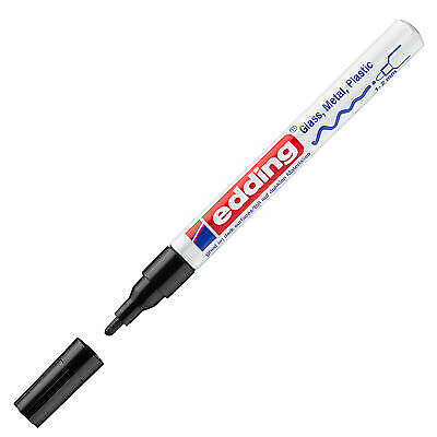Marcatore Edding 751 Punta Fine Vernice Nero