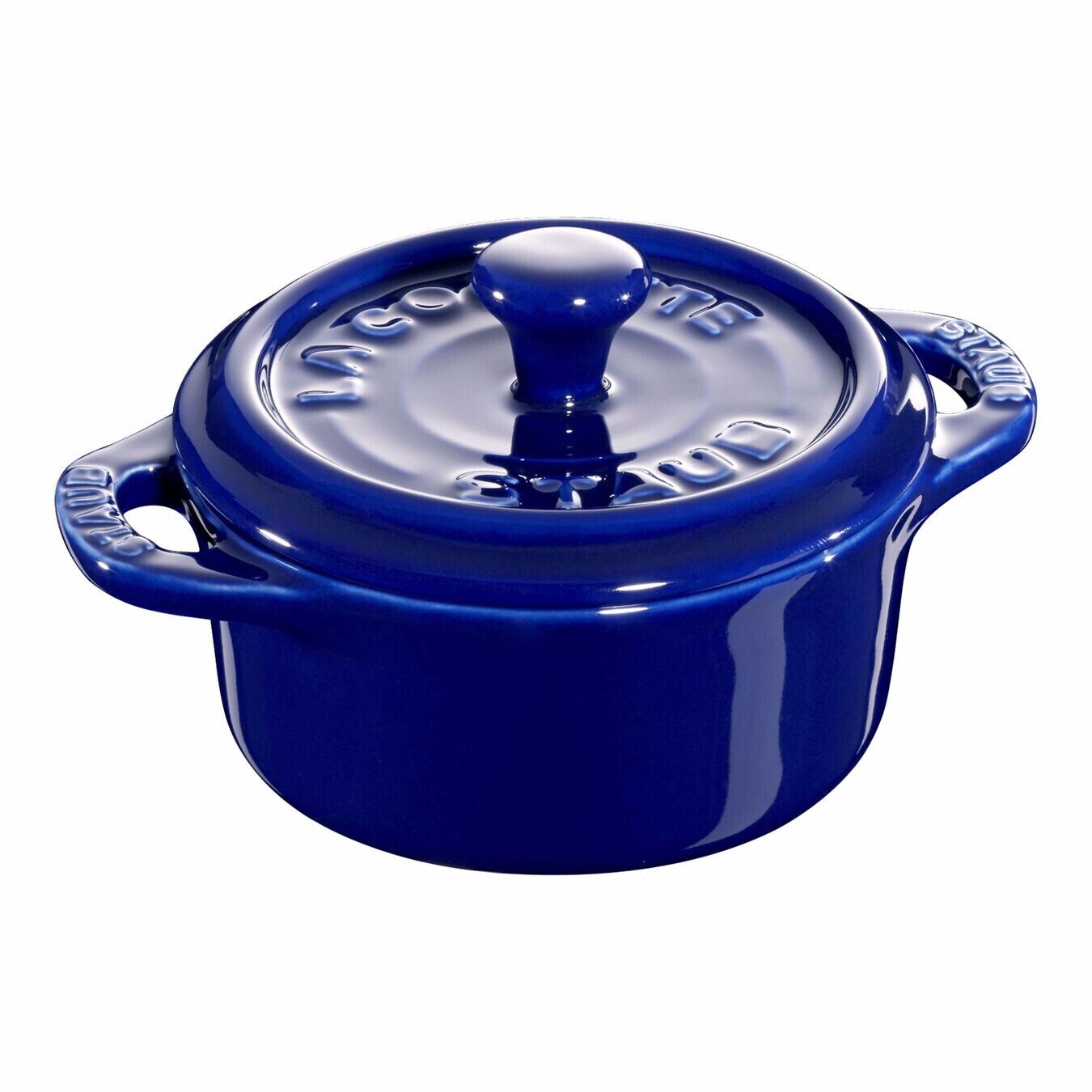 Staub - Mini Cocotte Rotonda 10cm Ceramica Blu Staub - Mini Cocotte 10cm Staub