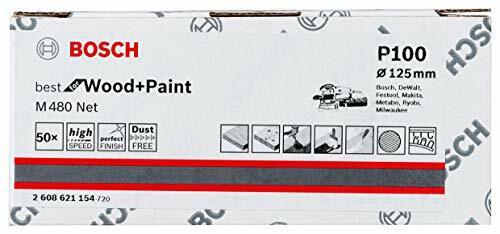 Bosch Professional 2608621149 Foglio Abrasivo M480 Best for Wood And (J3t)