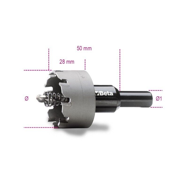 FRESE A TAZZA CON INSERTI IN METALLO DURO MM 39 ART. 452
