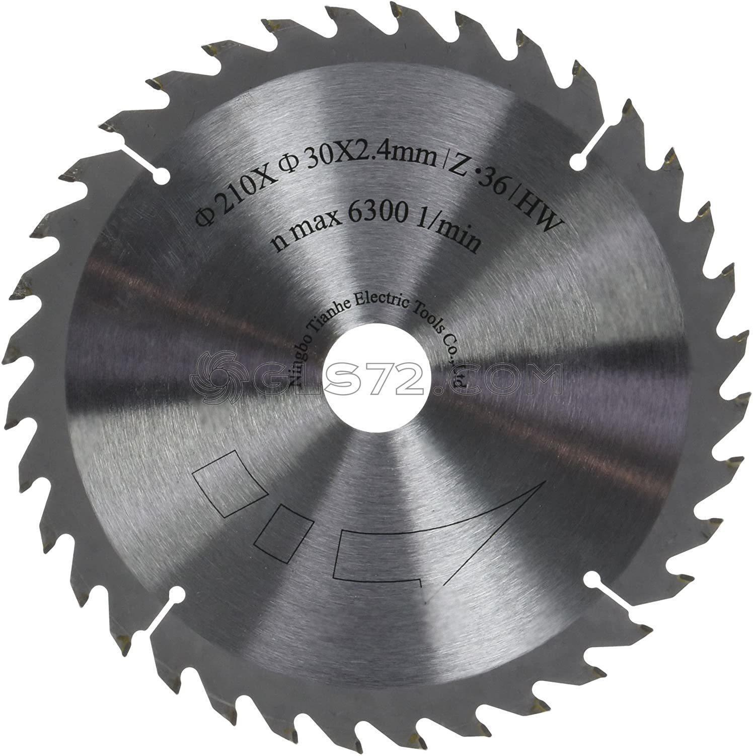 LAMA SEGA CIRCOLARE HW PER LEGNO DISCO 210 x 30 mm 36T PER SCHEPPACH PL75