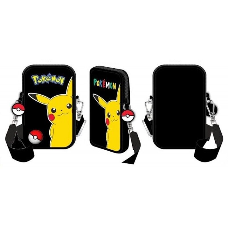 Borsetta tracollina porta cellulare deluxe Cm. 11x18 - Pokemon