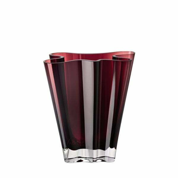 Rosenthal studio-line - Vaso Flux 20cm Cristallo Rosso Rosenthal studio-line