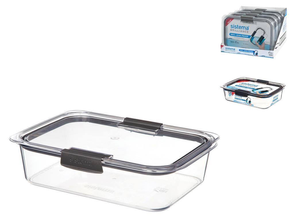 SISTEMA Contenitore Tritan Rettangolare Brilliance 2,0