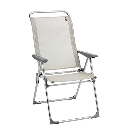 Lafuma Mobilier Alu Cham Sedia Pieghevole, Batyline, Beige, 62,5x67x111 (m9R)