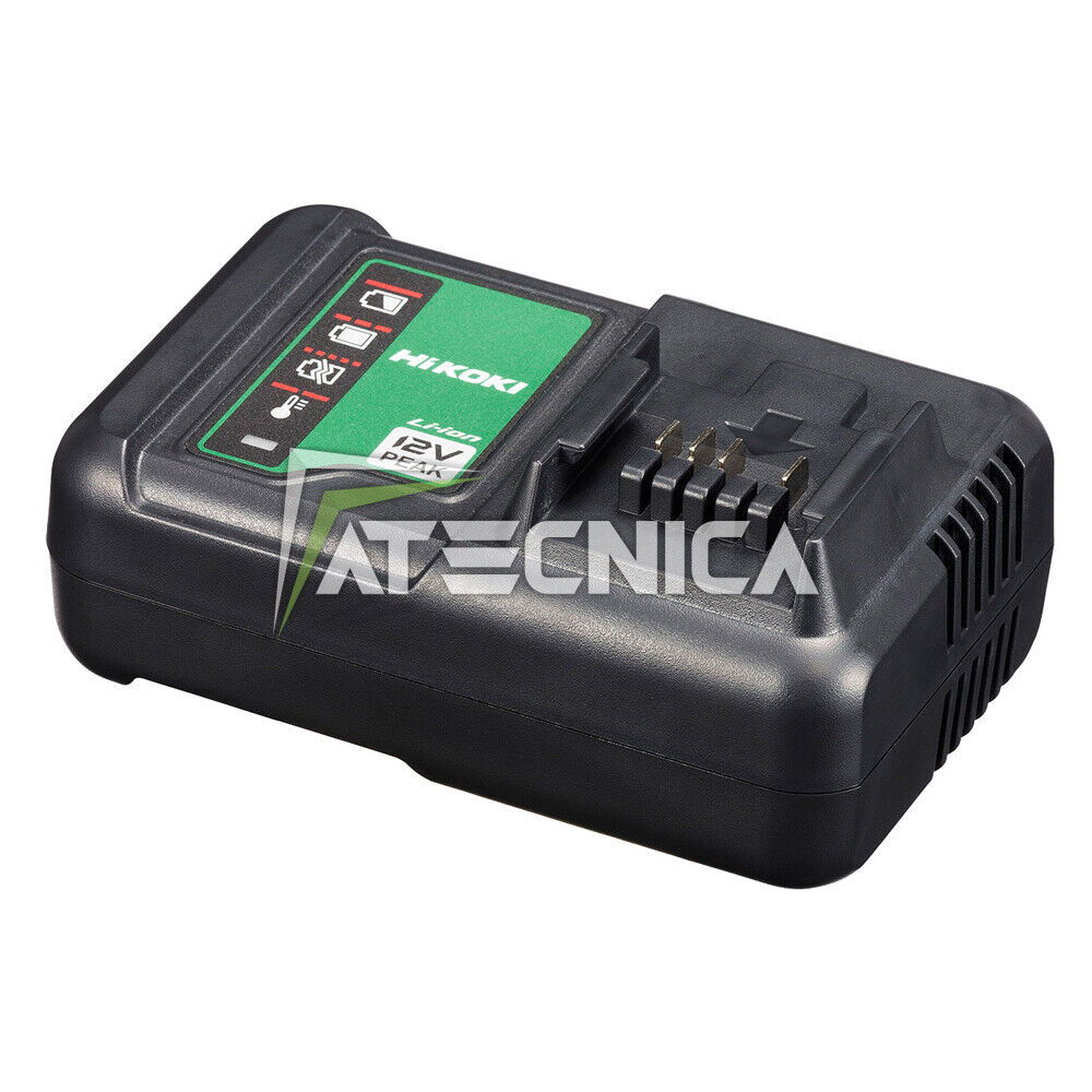 Caricabatterie originale HITACHI HIKOKI UC12SL per batterie 12V ricarica rapida