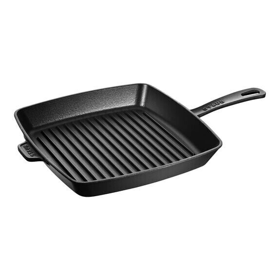 Staub - Grill con Manico Quadrata 30x30cm Ghisa Nera Staub - Grill Ghisa Staub