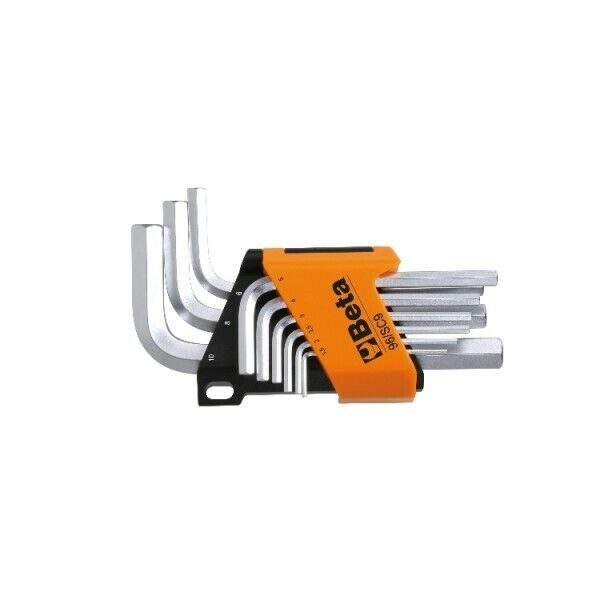 Set chiavi a brugola cromate BETA in pollici 9pz  -   96C-AS/SC9
