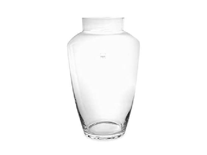H&h vaso in vetro trasparente, 20 - h32 cm