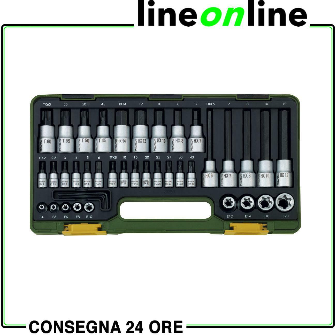 Set di chiavi a bussola Torx e a brugola Proxxon 23290