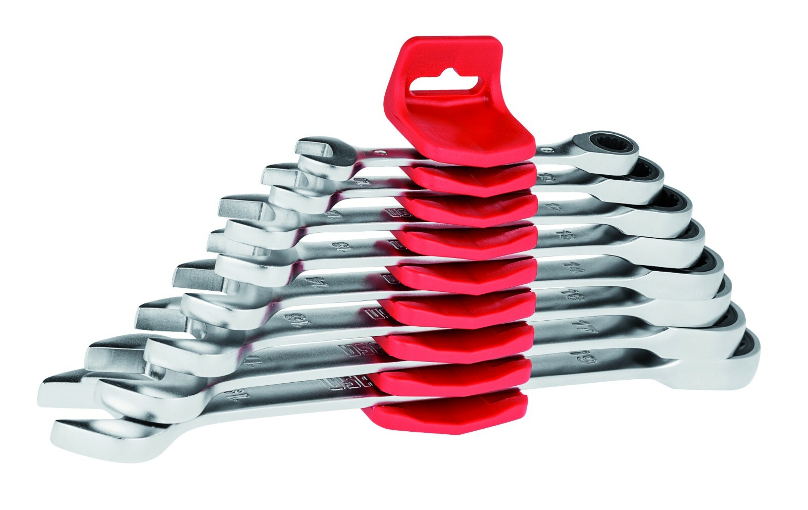 kit 8 chiavi combinate a cricchetto + supporto in plastica USAG - 285 KB/SR8