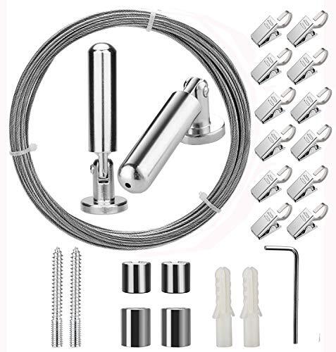 [5 Metri ] OOTSR Acciaio Inossidabile Foto Hanging Wire Clothesline Tenda (B4M)