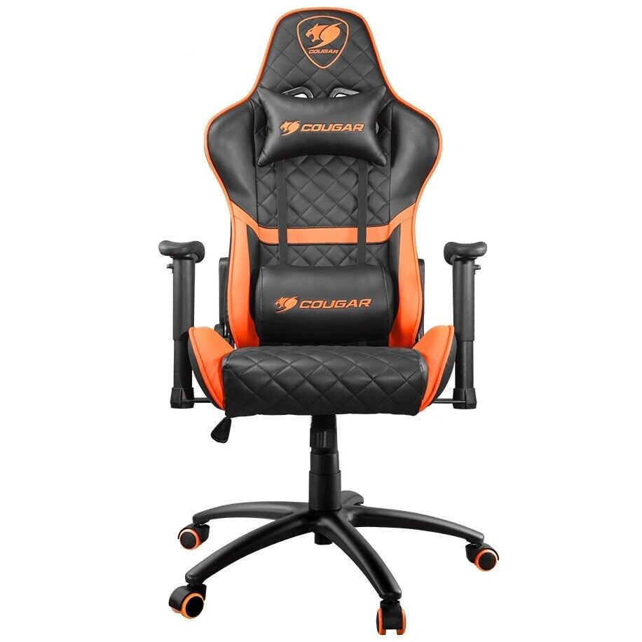 COUGAR ARMOR ONE BLACK SEDIA GAMING POLTRONA IMBOTTITA DA UFFICIO RUOTE IN PELLE
