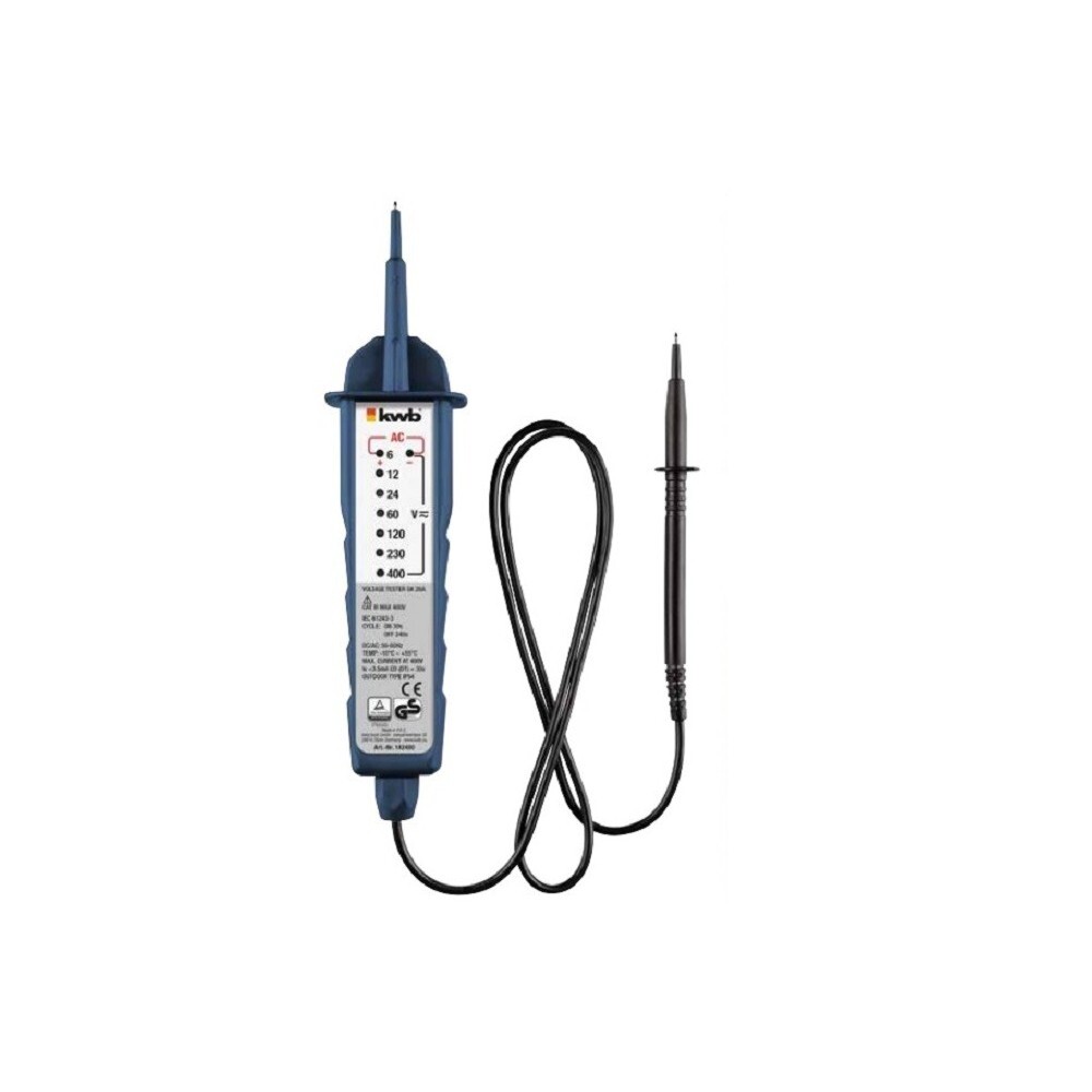 RILEVATORE DI TENSIONE A DUE POLI DA 6 A 400 VOLT -  KWB ART. 142400