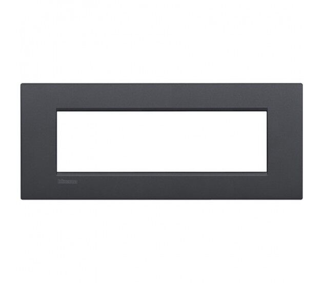 BTicino LNC4807AR - Placca 7P Antracite Living Light AIR