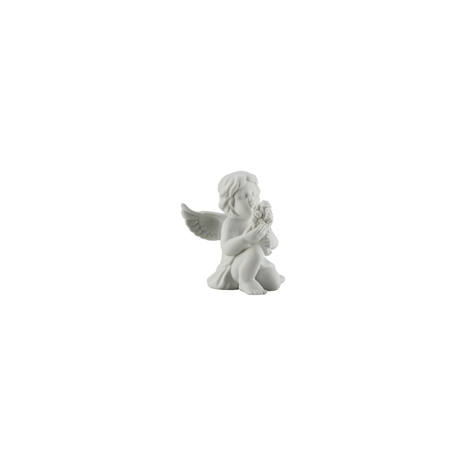 Rosenthal - Angelo con Fiori Medio 10,6cm Porcellana Rosenthal - Scultura