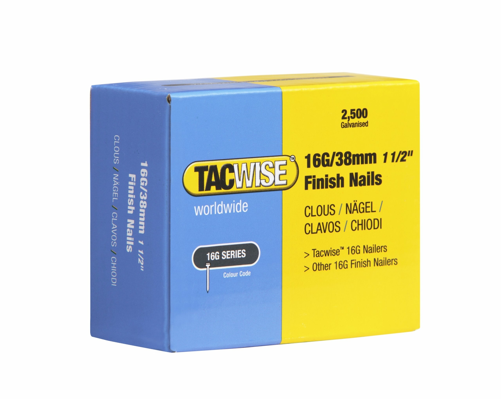 Tacwise 0296 16G Chiodi di Finitura per Tacwise DFN5 e FFN64LHH (K9L)