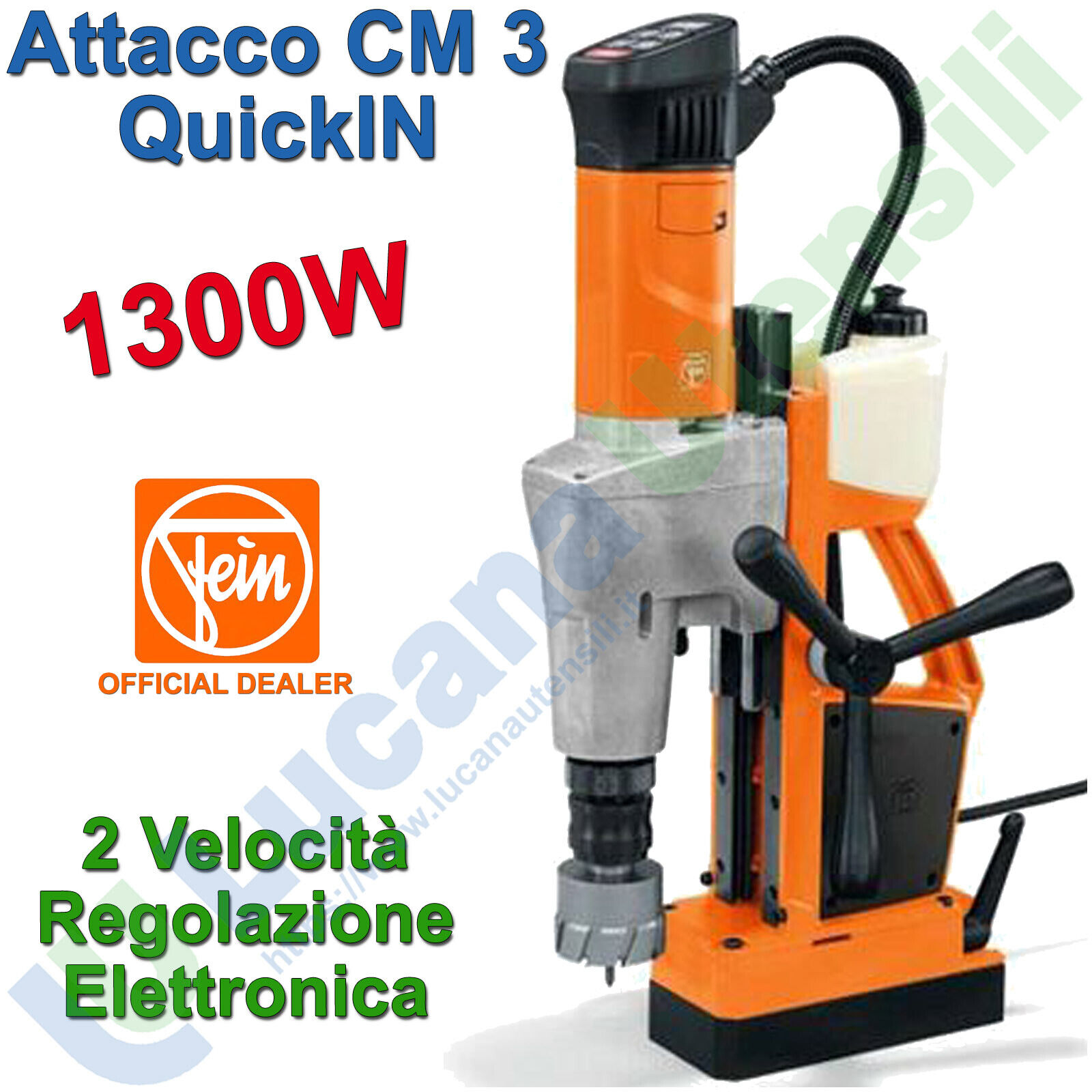 Trapano a Supporto Magnetico a Colonna FEIN Perforatore Carotatore 65mm KBM 65 U