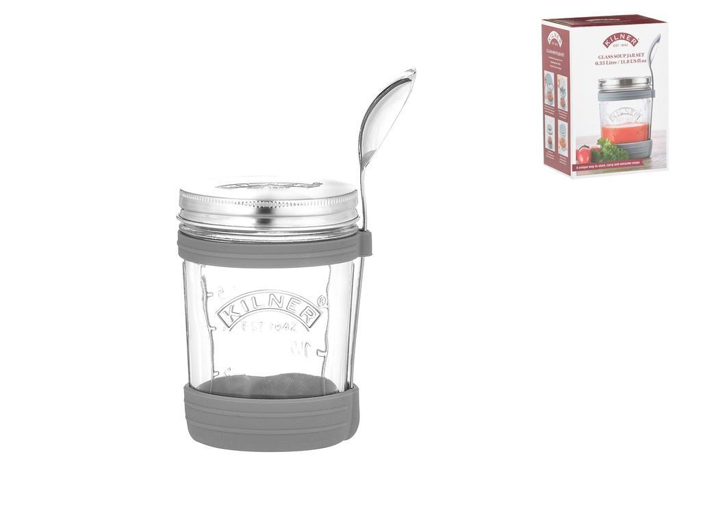 KILNER Barattolo Vetro, 'Zuppa', Lt 0,35