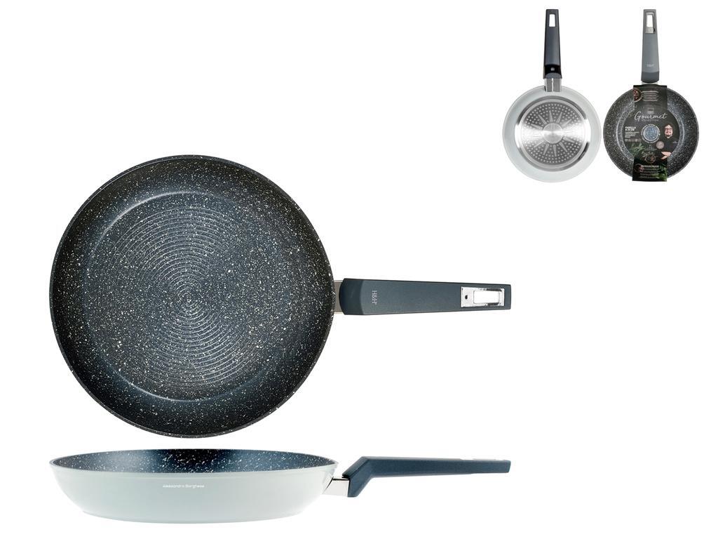 H&H Padella Antiaderente Gourmet Alessandro Borghese Cm24